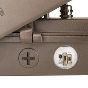 Keystone KT-WPLED75PS-M3-8CSB-VDIM 45W/60W/75W LED Adjustable Wall Pack, 3CCT & Wattage Selectable, 120-277V