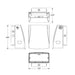Keystone KT-WPLED75PS-M3-8CSB-VDIM 45W/60W/75W LED Adjustable Wall Pack, 3CCT & Wattage Selectable, 120-277V, TAA
