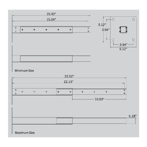 Keystone KT-WWLED-LA-WMB-KIT Wall Mount Bracket Kit