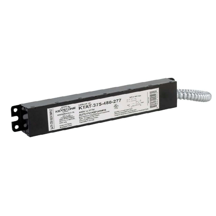 Keystone KTAT 480V Step Down Auto Transformer, Single Flex Conduit , 375W