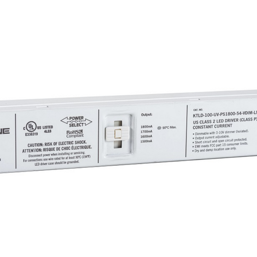Keystone KTLD-100-UV-PS1800 100W Power Select Constant Current LED Driver