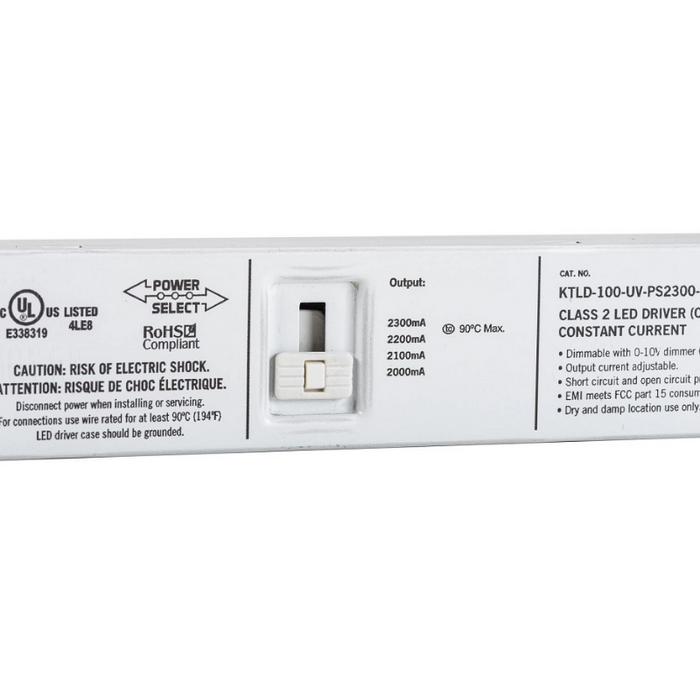 Keystone KTLD-100-UV-PS2300 100W Power Select Constant Current LED Driver