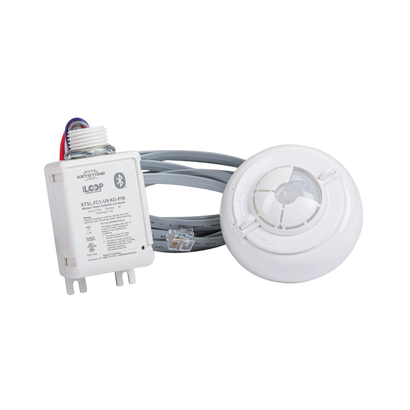 Keystone KTSL-FC1-UV-KO-PIR Bluetooth Wireless Fixture Controller with ...