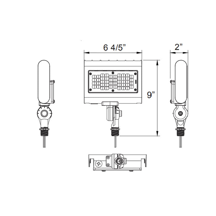 Westgate LF3-HL 30W LED Flood Light, 4000K, Dimmable