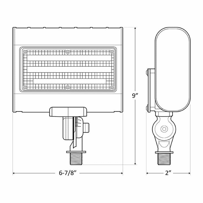 Foco LED pequeño Westgate LFX-SM de 10 W, 15 W, 20 W y 30 W con brazo articulado, 3000 K