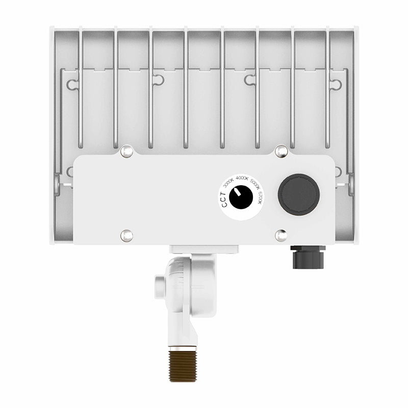 Foco LED Westgate LFX-MD de 15 W/20 W/30 W/50 W, reflector mediano con articulación y CCT seleccionable