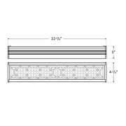 Westgate LOHB 2ft 50W LED Outdoor Sign Lights, 120-277V, Black