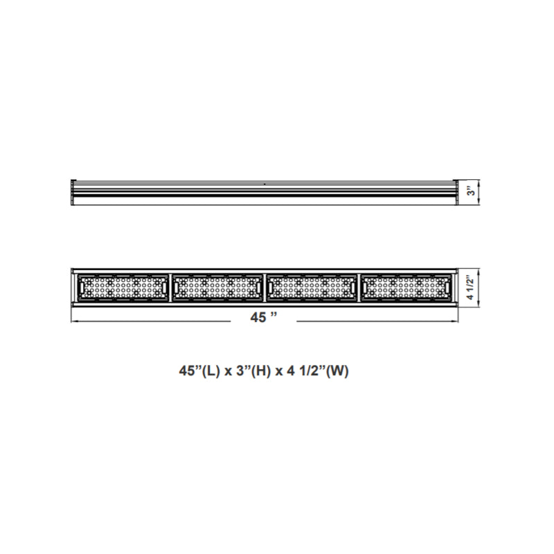 Westgate LOHB 4ft 120W LED Outdoor High Bay/Area/Sign Light
