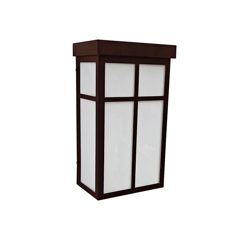 Westgate LRS-SH-12-MCTP 12" Shoji Window LED Wall Sconce, 9W/13W/17W & 3CCT Selectable, 120V