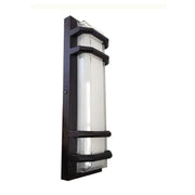 Westgate LRS-T1 20W 16" Tall LED Outdoor Wall Sconce CCT Selectable 120V