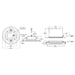 Halo  LTC608FS5B 6" Baffle LED Canless Direct Mount, 800 Lumens, 5CCT Selectable, White Baffle Trim, 120V