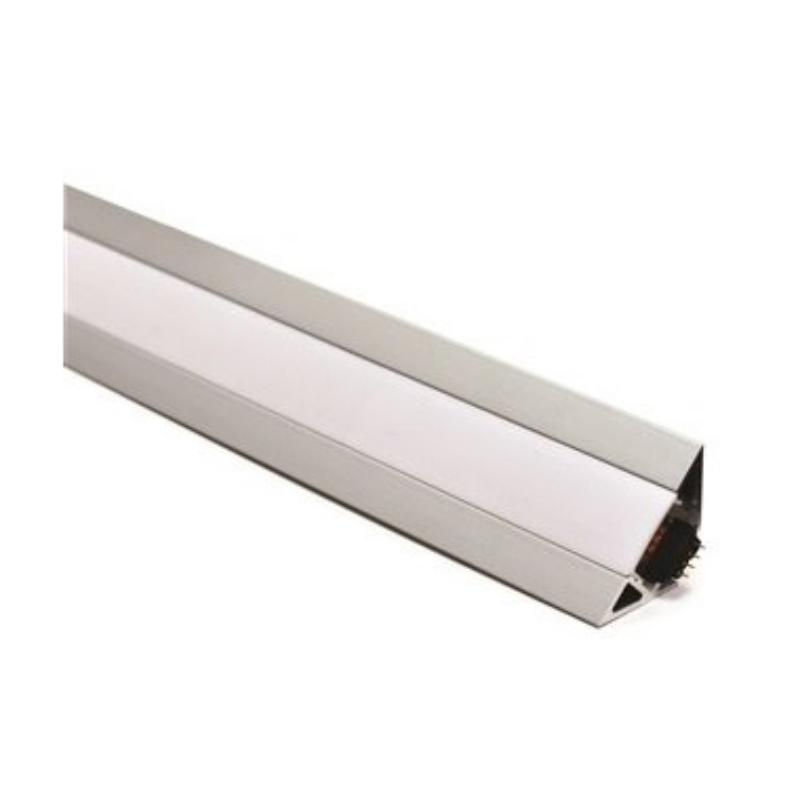 Nora NATL-C28 4-ft Corner Channel for Tape Light - Aluminum