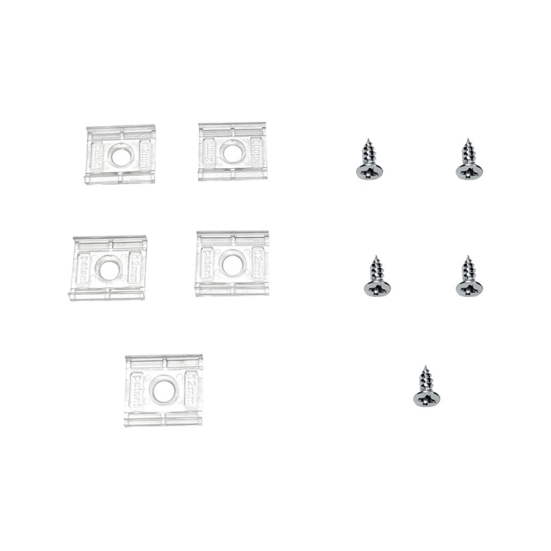 Nora NATLCB-509 Clear Mounting Clips for RGBW COB Tape Light