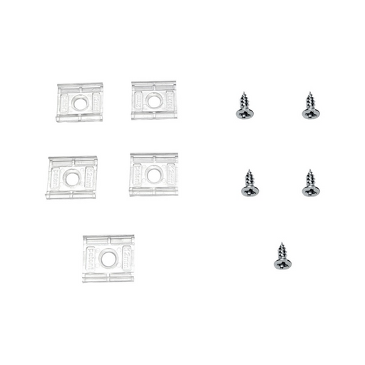 Nora NATLCB-509 Clear Mounting Clips for RGBW COB Tape Light