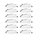 Nora NCSC-R4W2TW 4" Contractor Series Can-less LED Wafer Downlight with Regressed Baffle, 5 CCT Selectable (12-Pack)