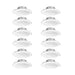 Nora NCSC-R6D1TW 6" Contractor Series Can-less LED Downlight with Deep Reflector, 5 CCT Selectable (12-Pack)