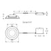 Nora NCSC-R6D1TW 6" Contractor Series Can-less LED Downlight with Deep Reflector, 5 CCT Selectable (12-Pack)