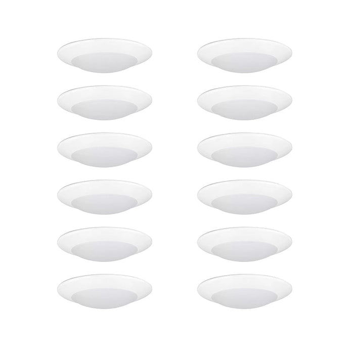 Nora NCSD-R6TW 6" Contractor Series LED Flush Mount Disk Light, 5 CCT Selectable (12-Pack)