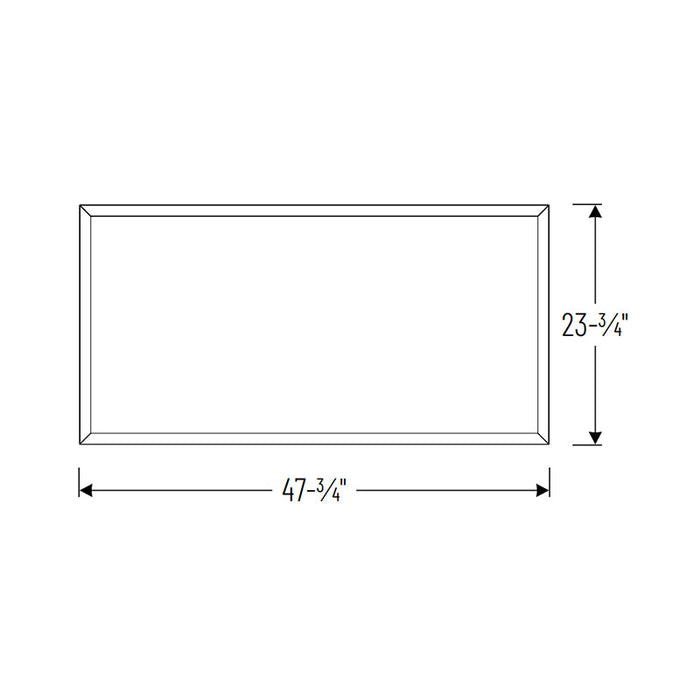 Nora NCSP 2x4 Contractor Series LED Backlit Panel, 3CCT & Lumens Selectable (4-Pack)