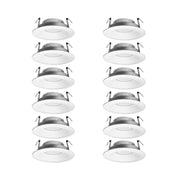 Nora NCSR-R41TW 4" Contractor Series LED Retrofit Reflector, 5 CCT Selectable (12-Pack)