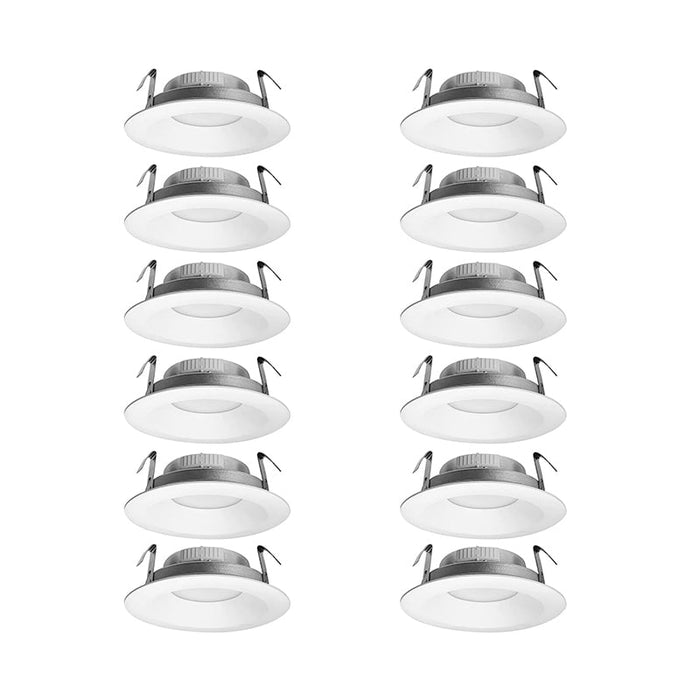 Nora NCSR-R41TW 4" Contractor Series LED Retrofit Reflector, 5 CCT Selectable (12-Pack)