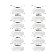 Nora NCSR-R61TW 6" Contractor Series LED Retrofit Reflector, 5 CCT Selectable (12-Pack)