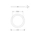 Nora NELOCAC-11RP 11" 24W ELO+ LED Surface Mount, 1700 Lumens, 120V