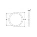 Nora NELOCAC-16R 16" 20W ELO+ LED Surface Mount, 2100 Lumens, 120-277V