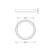 Nora NELOCAC-4RP 4" 11W ELO+ LED Surface Mount, 3000K, 640 Lumens, 120V