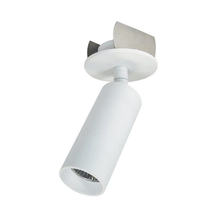Nora NIOP-1RCY 1" iPOINT LED Round Cylinder Monopoint, 4000K, 750 Lumens - Matte Powder White