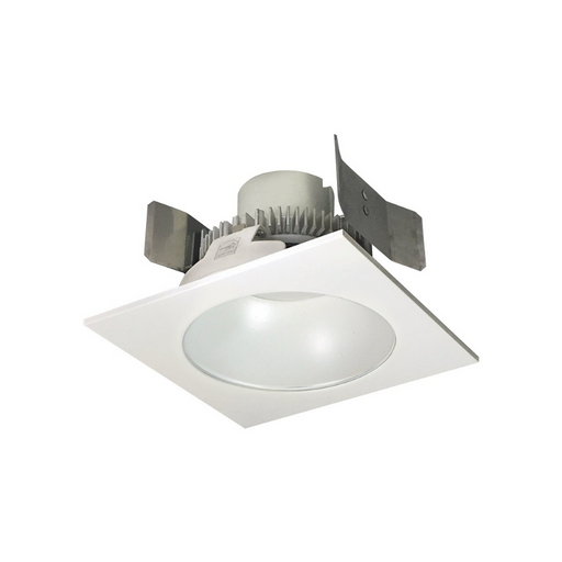 Nora NLCBC2-553 5" Cobalt Click 12W LED Square Retrofit Reflector with Round Aperture, Comfort Dim, 900 Lumens, 120V - White/White