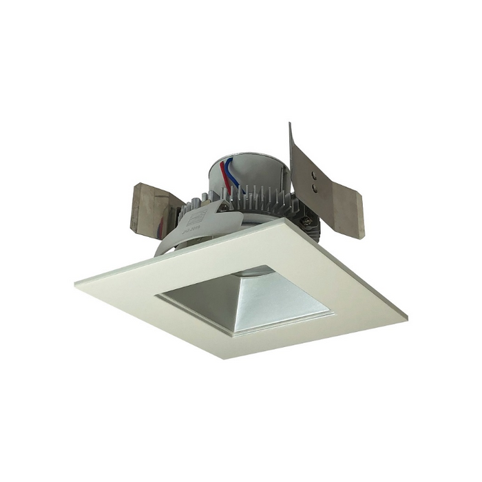 Nora NLCBC2-556 5" Cobalt Click 10W LED Square Retrofit Reflector with Square Aperture, 750 Lumens, 120V - Haze/White