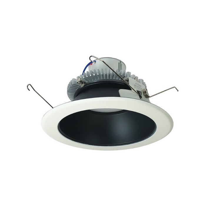 Nora NLCBC2-651 6" Cobalt Click 12W LED Round Retrofit Reflector, 1000 Lumens, 120-277V - Black/White