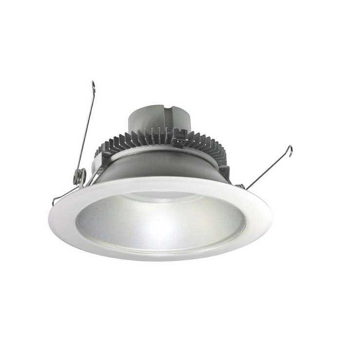 Nora NLCBC2-651 6" Cobalt Click 12W LED Round Retrofit Reflector, Pre-Wired for Emergency, 1000 Lumens, 120-277V - Haze/Matte Powder White