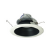 Nora NLCBC2-652 6" Cobalt Click 12W LED Round Retrofit Baffle, Pre-Wired for Emergency, 1000 Lumens, 120V - Black/White