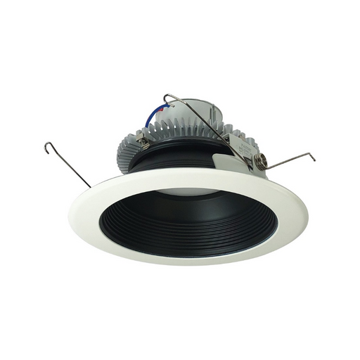 Nora NLCBC2-652 6" Cobalt Click 12W LED Round Retrofit Baffle, Comfort Dim, 900 Lumens, 120V - Black/White
