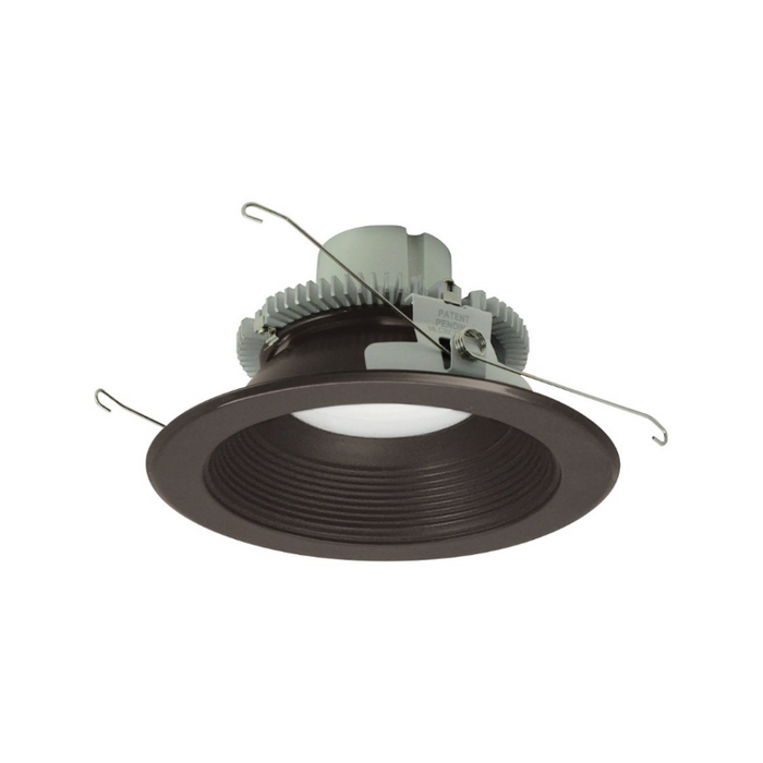 Nora NLCBC2-652 6" Cobalt Click 12W LED Round Retrofit Baffle, Comfort Dim, 900 Lumens, 120V - Bronze/Bronze