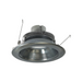 Nora NLCBC2-652 6" Cobalt Click 10W LED Round Retrofit Baffle, 750 Lumens, 120V - Natural Metal