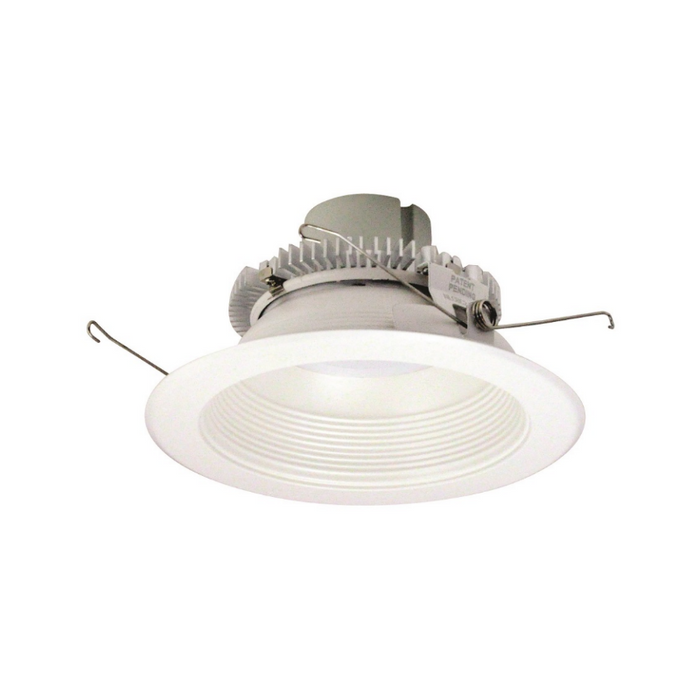 Nora NLCBC2-652 6" Cobalt Click 12W LED Round Retrofit Baffle, Comfort Dim, 900 Lumens, 120V - White/White