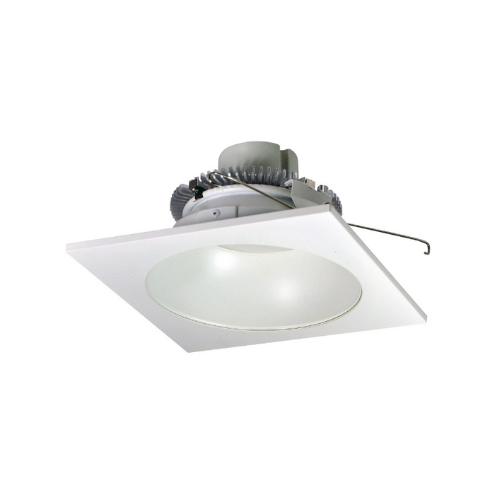 Nora NLCBC2-653 6" Cobalt Click 13.5W LED Square Retrofit Reflector with Round Aperture, 5CCT Selectable, 1000 Lumens, 120V - White/White