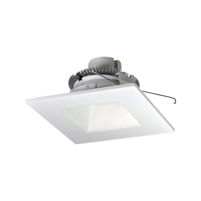Nora NLCBC2-656 6" Cobalt Click 13.5W LED Square Retrofit Reflector with Square Aperture, 5CCT Selectable, 1000 Lumens, 120V - White/White