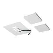 Nora NLIN-JBC Surface Mount Kit for L-Line LED Direct - White End Caps