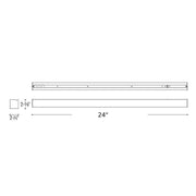 Nora NLINSW-2334 2ft L-LINE LED Direct Linear, 3CCT & Lumen Selectable