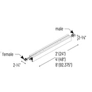 Nora NLIN-4 4ft L-LINE LED Linear
