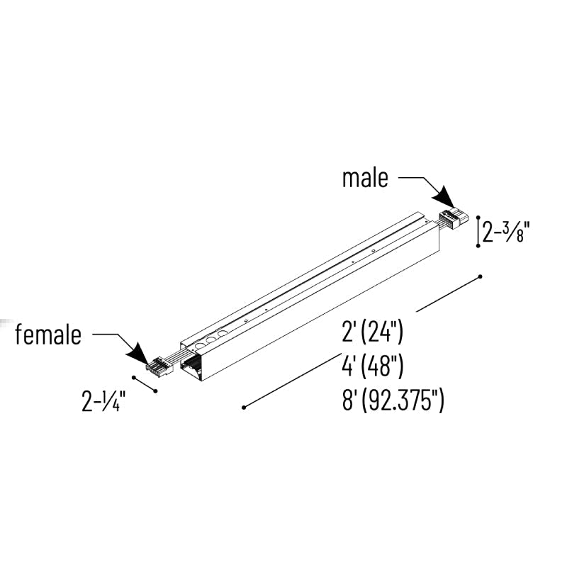 Nora NLIN-4 4ft L-LINE LED Linear