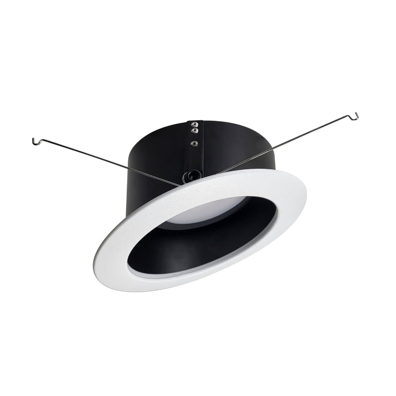 Nora NLRS-611 6" Sloped LED Retrofit Reflector, 5CCT Selectable - Black/White
