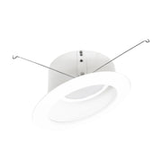 Nora NLRS-611 6" Sloped LED Retrofit Reflector, 5CCT Selectable - White/White