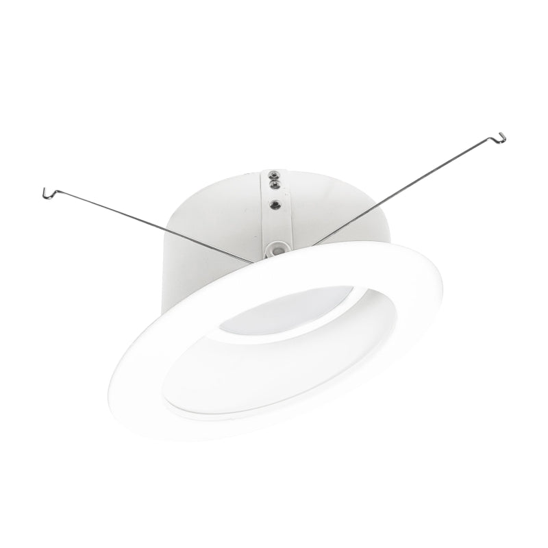 Nora NLRS-611 6" Sloped LED Retrofit Reflector, 5CCT Selectable - White/White