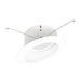 Nora NLRS-611 6" Sloped LED Retrofit Reflector, 5CCT Selectable - White/White