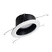Nora NLRS-612 6" Sloped LED Retrofit Baffle, 5CCT Selectable - Black/White